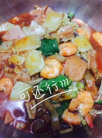 Korean Kimchi Seafood Pot