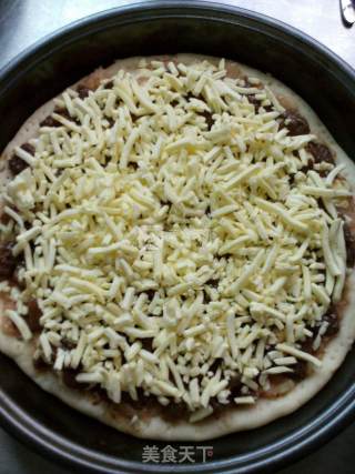 Black Pepper Beef Mashed Potato Pizza recipe
