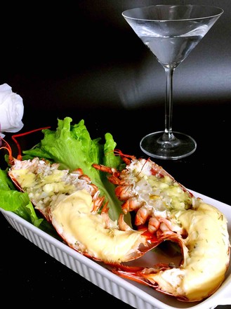 Baked Lobster with Cream Cheese