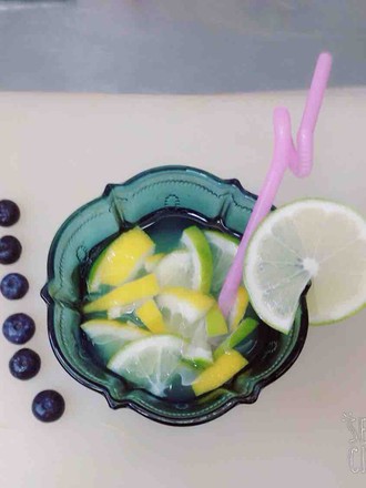 Colorful Lemon Fruit Tea recipe