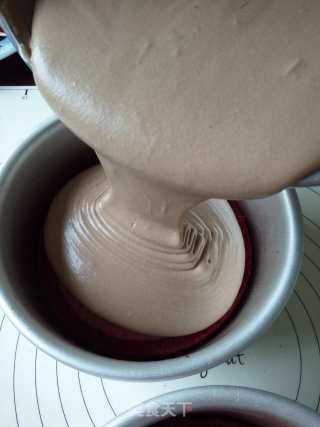 Fluff Marshmallow Chocolate Mirror Mousse Cake recipe