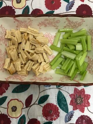 Celery and Yuba recipe