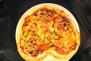 #四session Baking Contest and is Love to Eat Festival#five-flower Bacon Pizza recipe