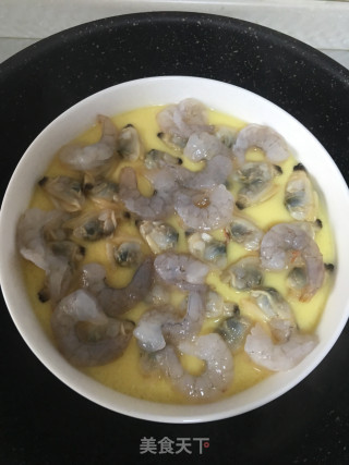 Seafood Steamed Egg recipe