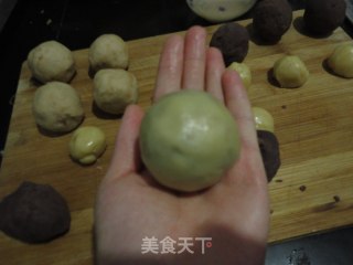 Peanut and Egg Yolk Mooncake with Bean Paste and Egg Yolk recipe