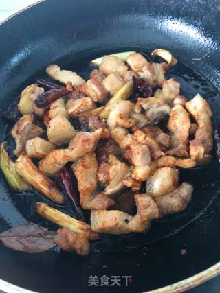 Braised Pork Stew with Dried Potato Chips recipe