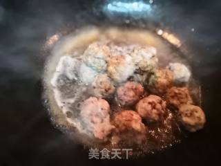 Assorted Mushroom Meatballs and Fried Kidney Beans recipe