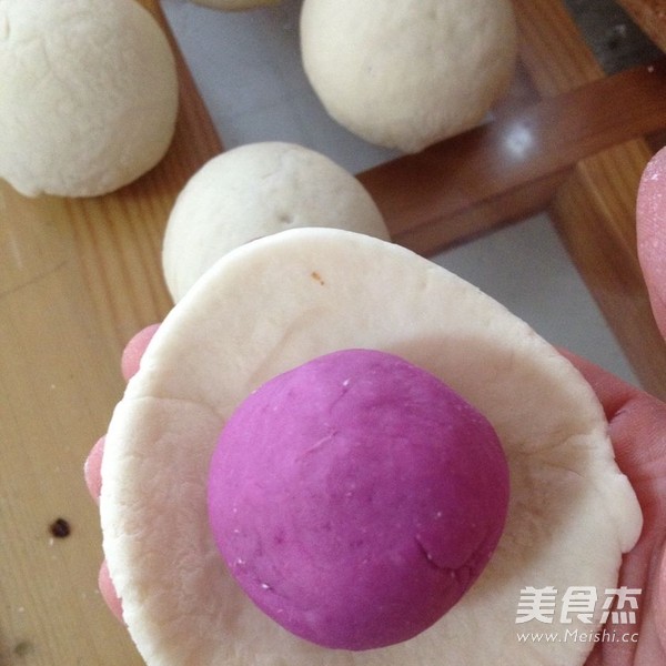 Huakai Purple Sweet Potato Mantou recipe