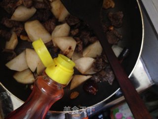 Stewed Beef Brisket with Broccoli and Radish recipe