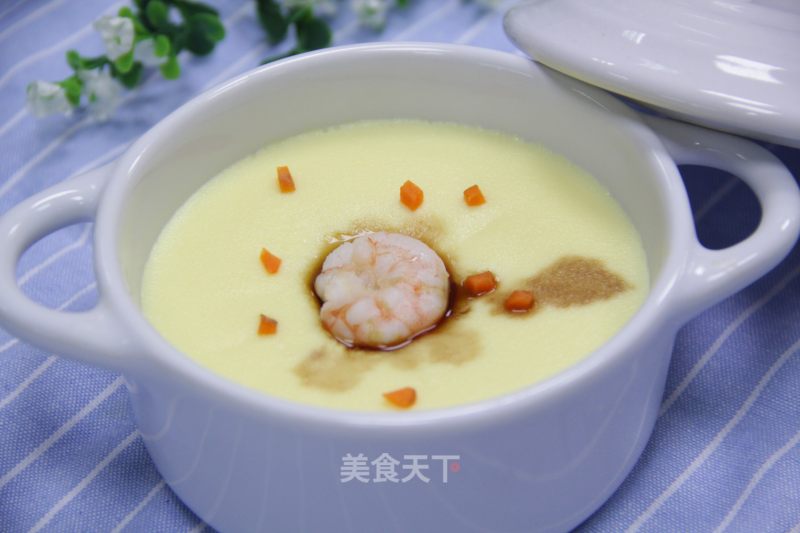 Steamed Egg with Shrimp recipe