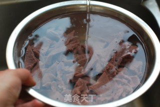 [stir-fried Pork Liver with Green Pepper] recipe