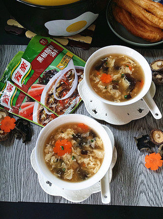 Mushroom and Black Pepper Hot and Sour Soup recipe