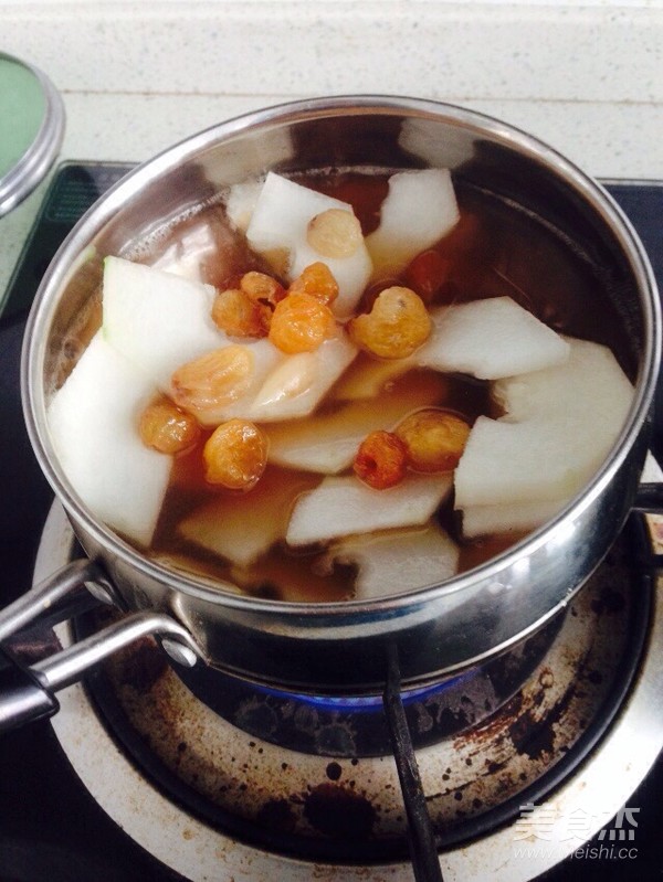 Winter Melon, Mung Bean, Lotus Seed, Lily and Longan Soup recipe
