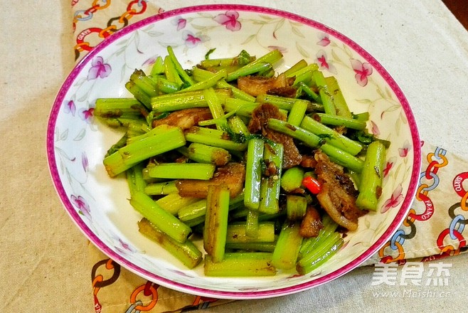 Stir-fried Twice-cooked Pork with Celery recipe