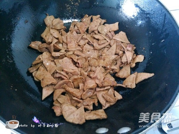 Stir-fried Pork Liver with Ginger recipe