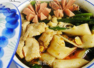 Noodles with Poached Pork recipe