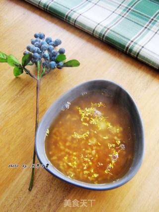 【osmanthus Rice Wine Xiaoyuanzi】-----a Warm and Thoughtful Soup in Cold Winter Days recipe