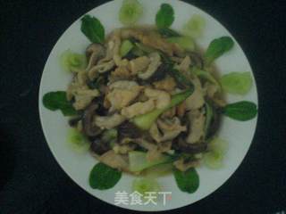 Shiitake Mushroom Chicken Slices recipe