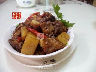 Braised Pork Ribs with Potatoes recipe