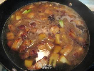 Braised Pork Belly with Spring Bamboo Shoots recipe