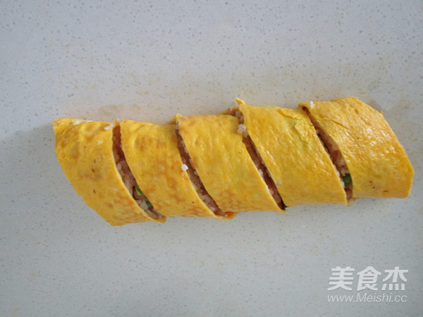 Pine Nut Bacon Rice Roll recipe