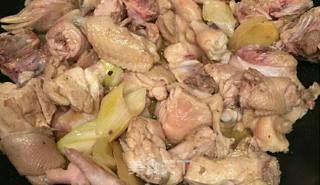 Chicken Stewed with Mushrooms recipe