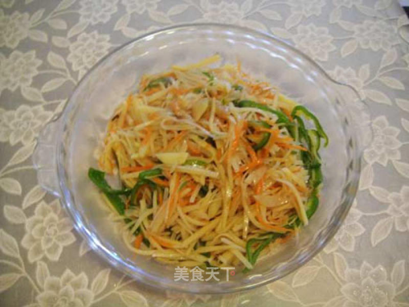 Vegetarian Stir-fried Three Silk recipe