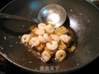 Braised Shrimp with Tofu recipe