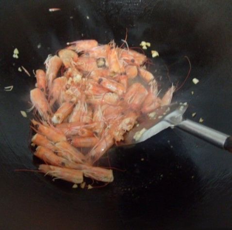 Fried Rice with Shrimp Head and Green Beans recipe