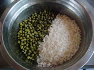 Rice and Mung Bean Porridge recipe