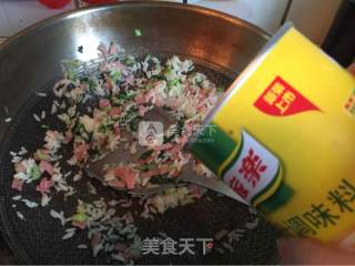 Fried Rice with Greens and Ham recipe