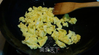 Dried Tofu with Egg Garlic Sprouts recipe