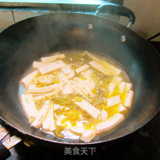 Hot and Sour Tofu in Soup recipe