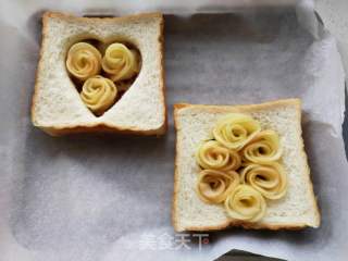 Apple Rose Toast recipe