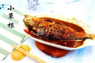 Braised Large Yellow Croaker in Soy Sauce recipe