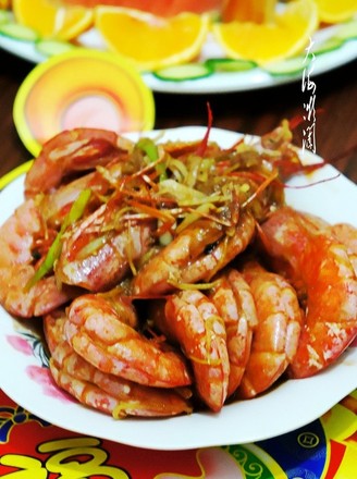 Open Back Sweet and Sour Prawns recipe