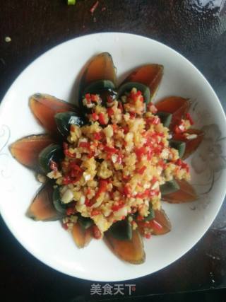 Preserved Egg with Ginger Sauce recipe