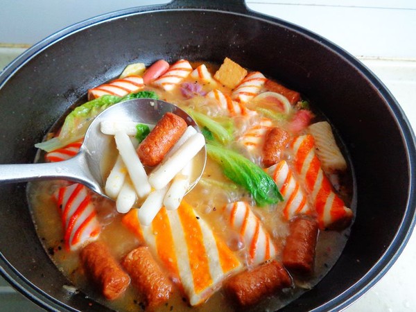Sour Soup Rice Cake recipe