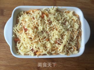 Baked Pasta with Bacon and Cheese recipe