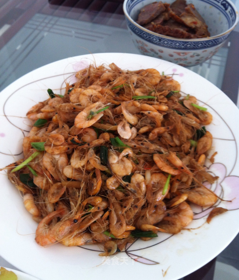 Stir-fried Small Sea Prawns recipe