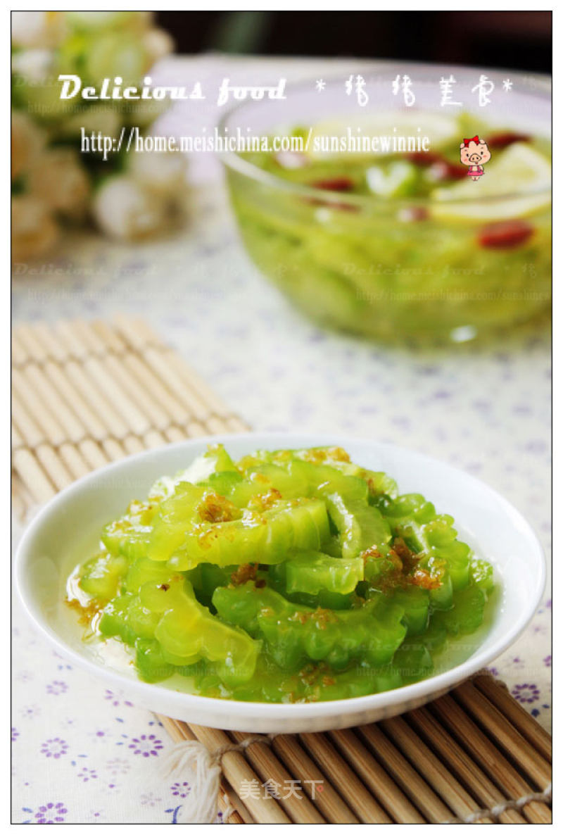 Chilled Vegetables for Relieving Heat in Summer-----sprite Soaked Bitter Gourd recipe