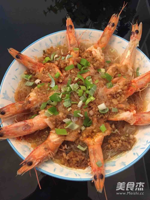 Garlic Vermicelli Open Back Shrimp recipe