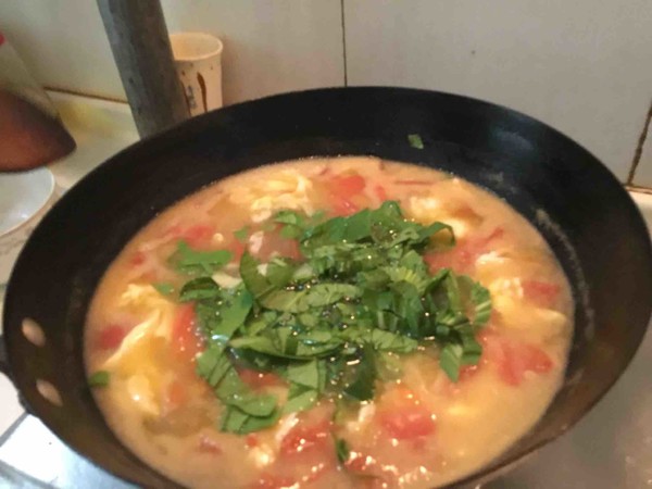 Tomato and Egg Soup recipe