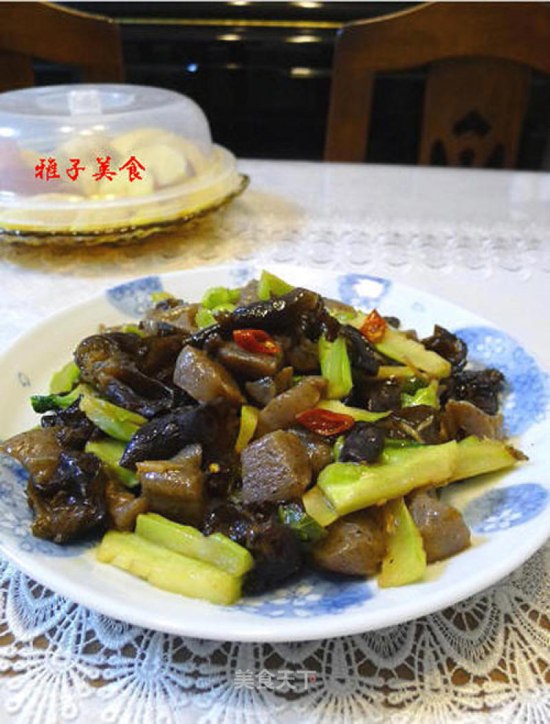 Healthy Konjac Fungus Stir Fry recipe