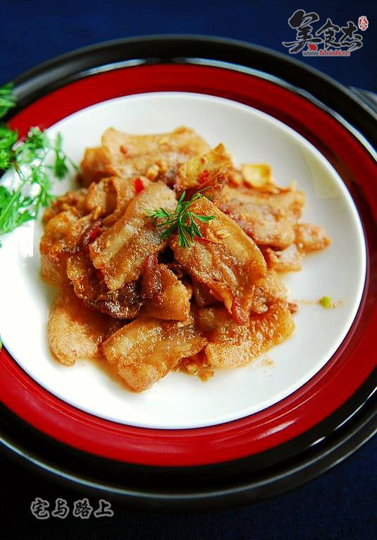 Pan-fried Pork Belly with Shrimp Paste recipe