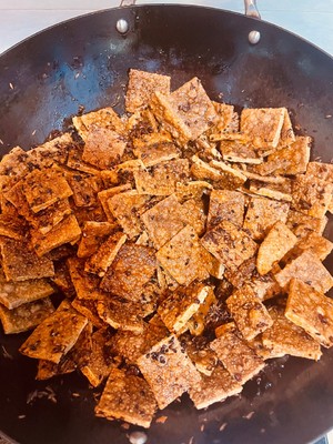 Spicy Dried Tofu with Cumin recipe