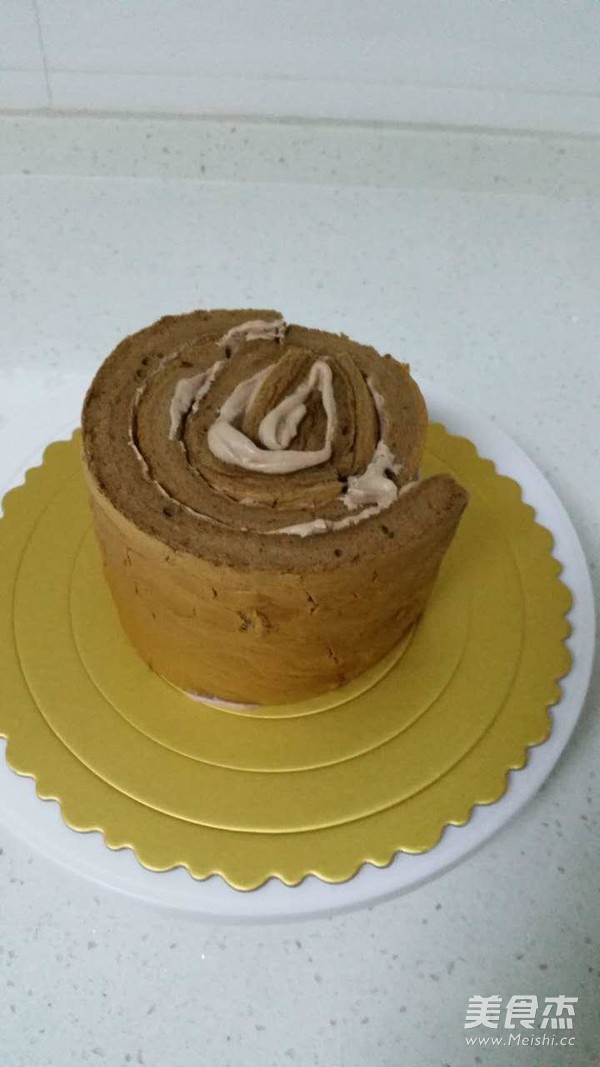 Chocolate Swirl Stump Cake-the 2nd Lezhong Baking recipe