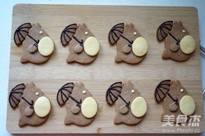 Totoro Cookies with Umbrella recipe