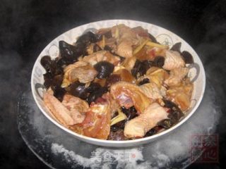 Steamed Chicken with Mushroom recipe