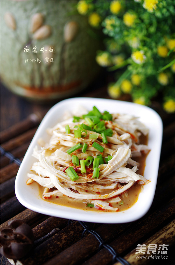 Shredded Chicken with Sesame Sauce recipe